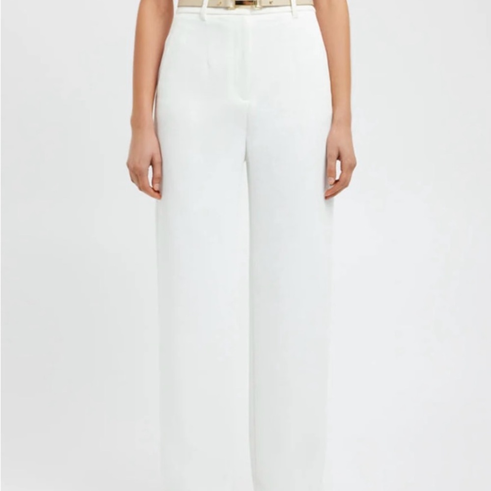 Commense Classic White Straight Leg Pants